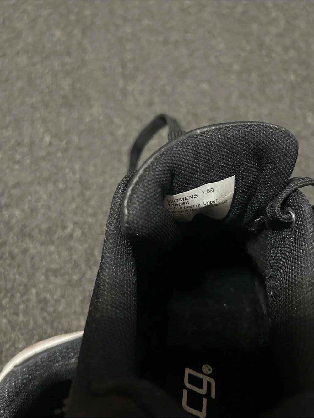 bcg Black Athletic Sneakers with Gum Outsole